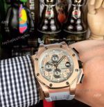 Audemars Piguet Lebron James Replica Rose Gold Quartz Chronograph Watch